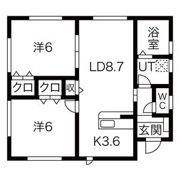 コスモスタウン C棟の間取り画像