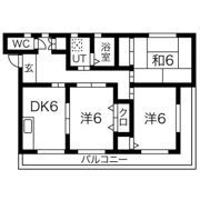 フレア栗田の間取り画像