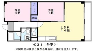 マンション亨の間取り画像