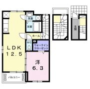 コートピアAの間取り画像