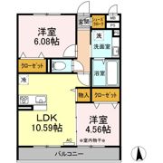 グランメゾン北野の間取り画像