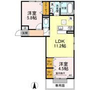 ファミーユ リーフの間取り画像