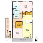セジュール 杏(ann)の間取り画像