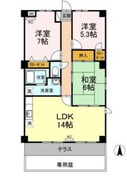 フィネス幸田 B棟の間取り画像