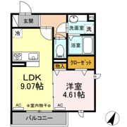 GLANZ(ｸﾞﾗﾝﾂ)の間取り画像
