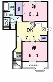 マーヴェラス竹元の間取り画像