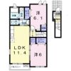 エクセレント・ベル Aの間取り画像