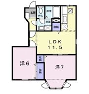 パークハイム弐番館の間取り画像