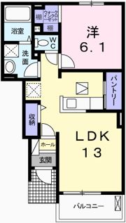 カレントコートⅠの間取り画像