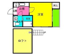 サンシティ西新の間取り画像