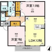 コンフォール翠 A棟の間取り画像