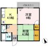 藤の木コーポの間取り画像
