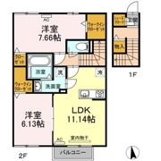 グランパルク東豊 Aの間取り画像