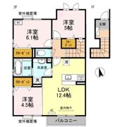 ブルージュ西蒲田の間取り画像