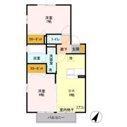 ペルシーモ Aの間取り画像