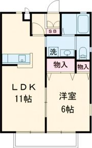 Y-Dツルタパナハイツの間取り画像