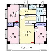 M’s garden とまりの間取り画像