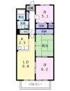 エスポワール21の間取り画像