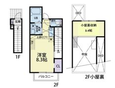 プリオールの間取り画像