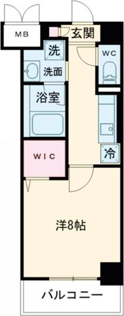 レユシール塚本の間取り画像