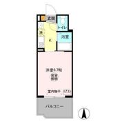 パティオ坂巻の間取り画像
