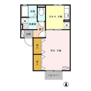 セジュール天正寺 Bの間取り画像