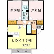 クロスロード A棟の間取り画像