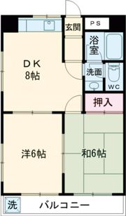 メイプル森友の間取り画像