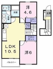 ドミールVの間取り画像
