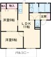 リファインド二ツ屋Bの間取り画像