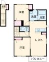 シャーメゾンヒメコウライグリーンの間取り画像
