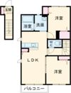 シャーメゾンヒメコウライグリーンの間取り画像