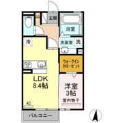 K＋M(ｹｰﾌﾟﾗｽｴﾑ)の間取り画像