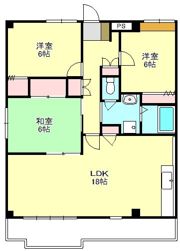 まるみやマンションの間取り画像