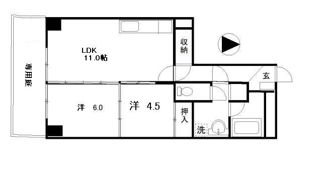 高須スカイハイツの間取り画像