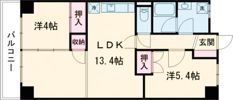 高須スカイハイツの間取り画像