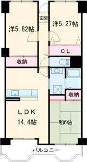 シャトゥブランシェの間取り画像