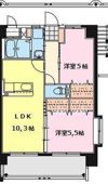 ヴィラ ミモザの間取り画像