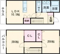 R'sResidence黒崎南の間取り画像