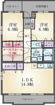 ソレイユ グランの間取り画像