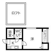 寿キャッスル栄生の間取り画像