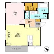 コンフォートⅠの間取り画像