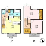 Toit Vert(トワ ヴェール）の間取り画像