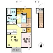 プリマージュ Cの間取り画像