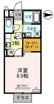 セジュール潤の間取り画像