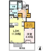 リアン ベリエール Ⅰ棟の間取り画像