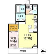 Adele八戸溝の間取り画像