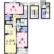 キャトルセゾンの間取り画像