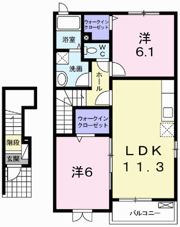 モンブラン ノールの間取り画像