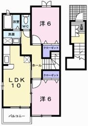 シュラインイーストの間取り画像
